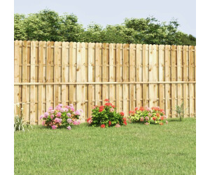 vidaXL Zaunelement Kiefernholz Impregniert 180 x 180 cm ab 90,20