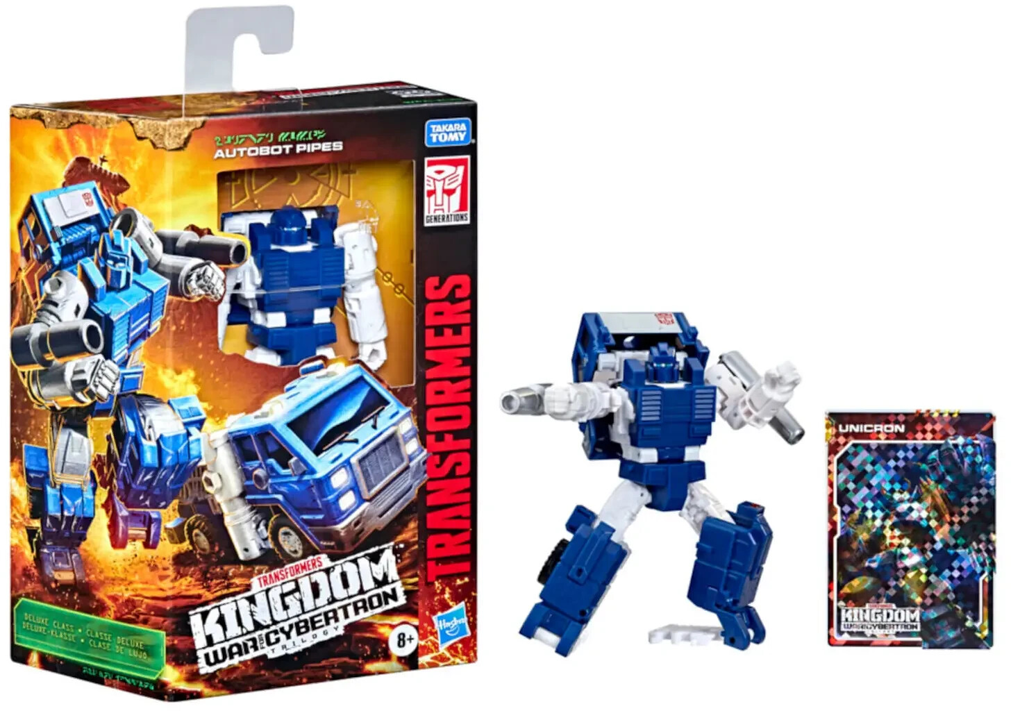 Hasbro Transformers Generations War for Cybertron: Kingdom Deluxe - WFC-K32 Autobot Pipes