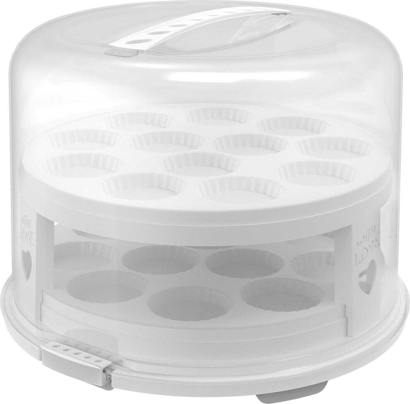 Rotho Cake Dome XL with Trays Fresh 34.5x26 cm
