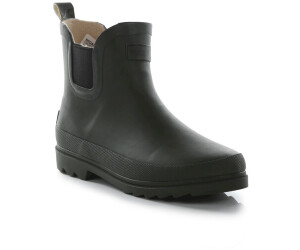 Women's harper cosy faux fur lined ankle wellingtons black top