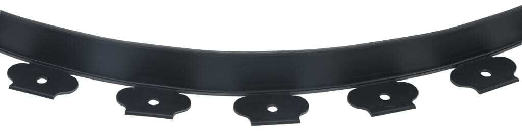 vidaXL Flexible Rasenkante mit 30 Nägeln 10 m 5 cm schwarz ab 30,99