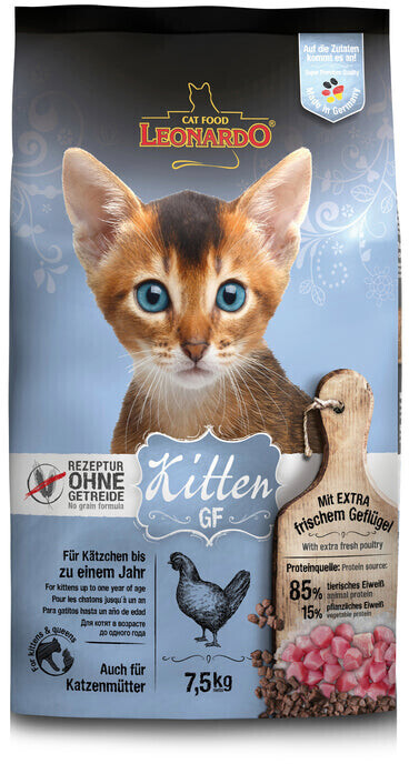 LEONARDO Cat Food Kitten Grainfree Dry Food 7,5kg