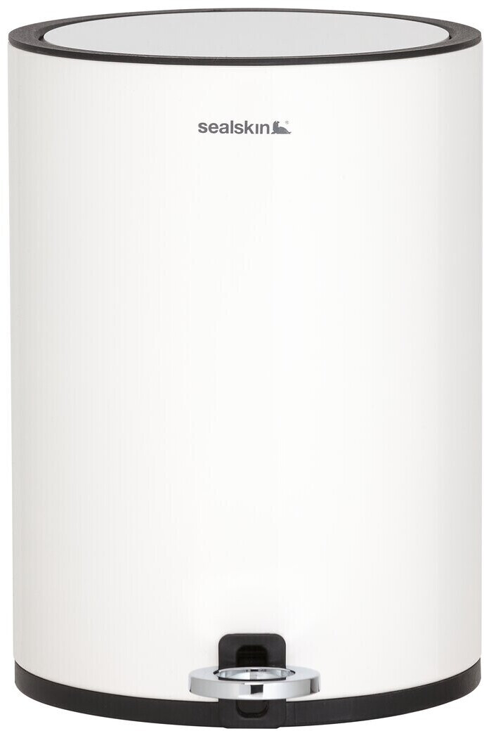 Sealskin Bathroom Bin Industrial with Soft-Close-Function 3l