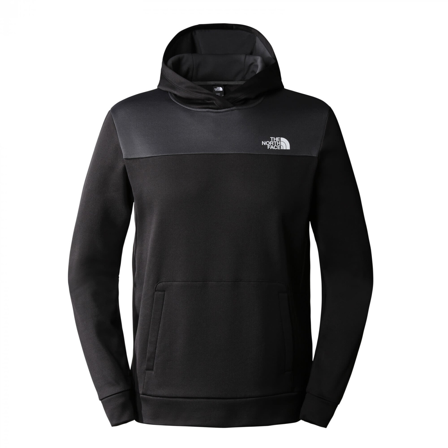 The North Face Men's Reaxion Fleece Pullover Hoodie black asphalt grey