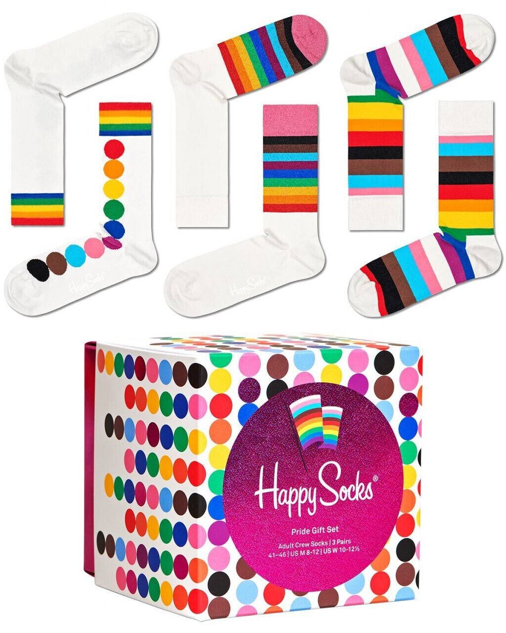 Set Happy Preisvergleich | bei (XPRD08-1300) Socks Socks Gift Pride 26,25 3-Pack ab €