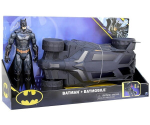 BATMAN - BATMOBILE RC 1-20 + FIGURINE articulée 10 CM Batman