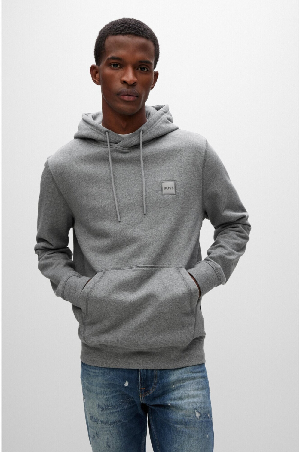 Hugo boss clearance grey hoodie