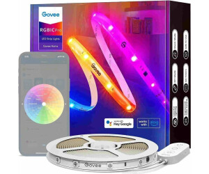 Govee Govee RGBIC Wi-Fi + Bluetooth LED-Leuchtstreifen mit  Schutzbeschichtung 10m (H619C) ab € 64,60