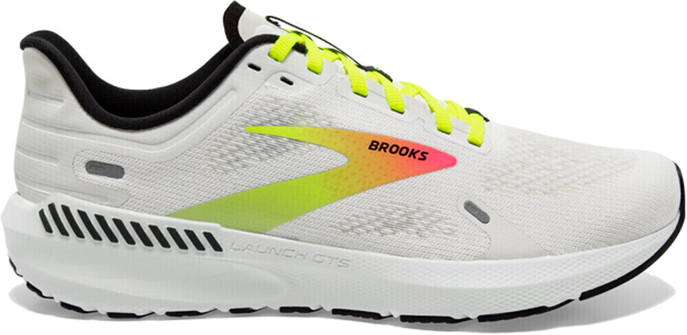 Brooks Launch GTS 9 white/pinl/nightlife