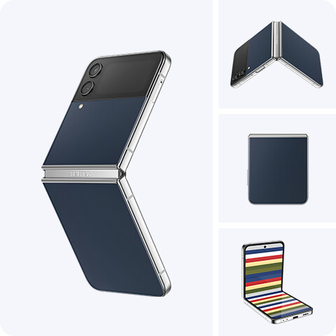 Samsung Galaxy Z Flip4 256GB Bespoke Edition Silver/Navy/Navy, Bild 11