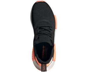 Adidas nmd core black  solar orange  cloud white top