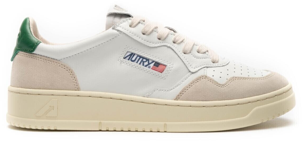AUTRY Medalist Low (AULM) leather/suede green