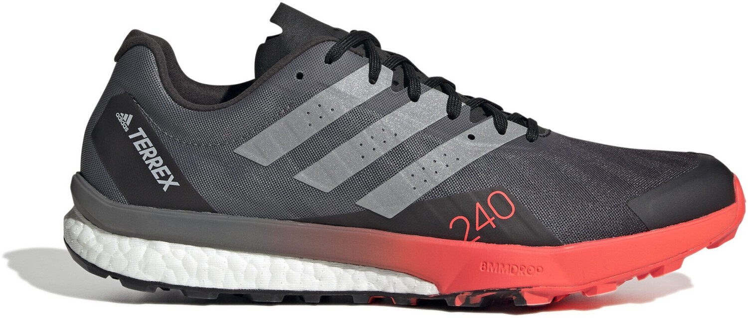 Image of Adidas Terrex Speed Ultra core black matte silver/solar red