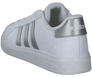 Adidas Grand Court Lace Up Kids cloud white matte silver matte