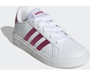 Adidas Grand Court Lace Up Kids cloud white team real magenta