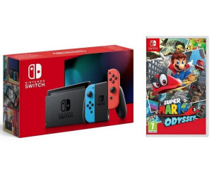Comprometido Primitivo Manuscrito Nintendo Switch negro + Joy-Con neón rojo/neón azul + Super Mario Odyssey  desde 415,98 € | Compara precios en idealo