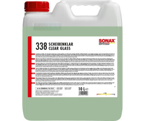 SONAX 03386000 ScheibenKlar Scheibenreiniger Glasreiniger 10 Liter