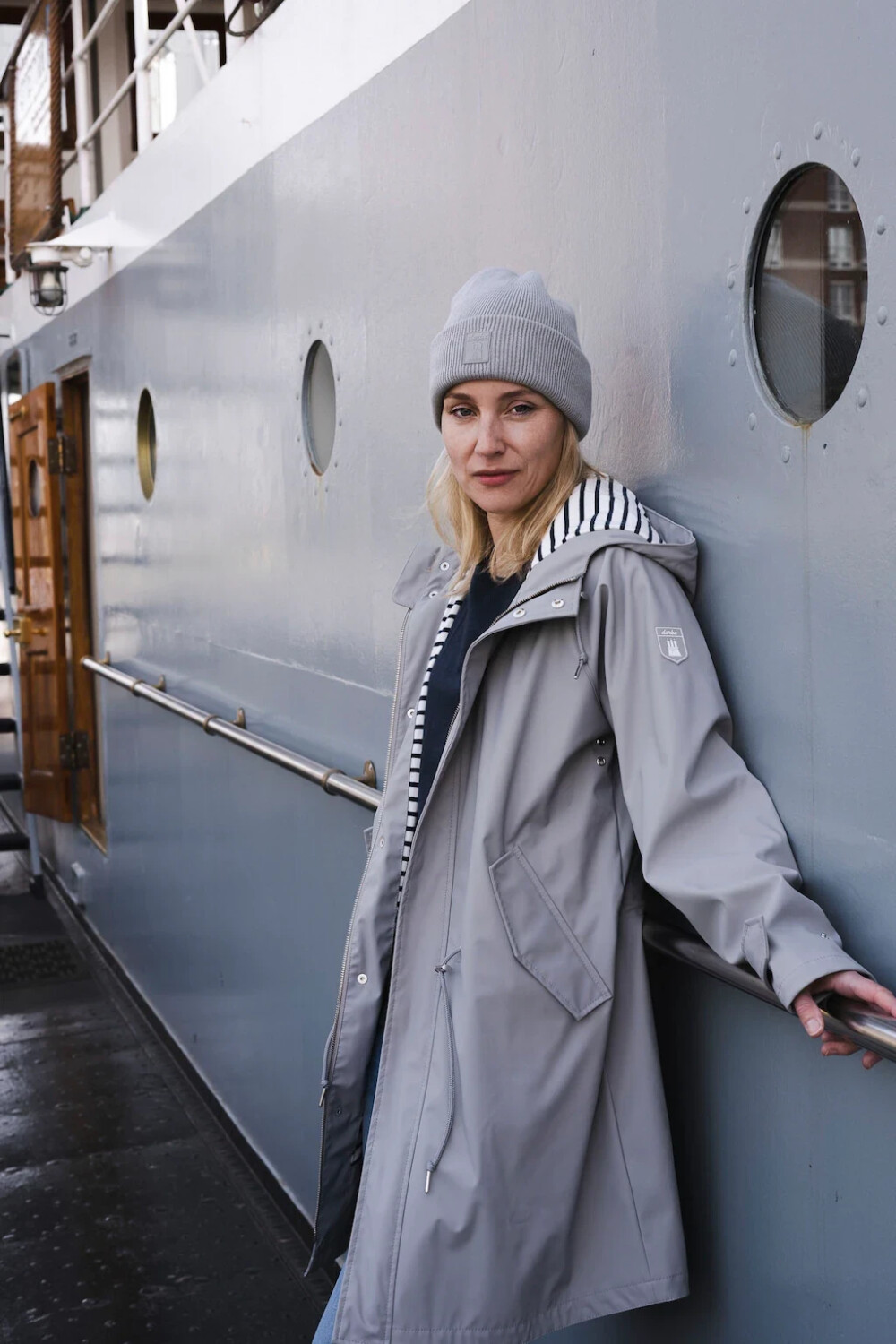 Derbe Friese Traveby Hambourg Damen Regenparka Nachhaltig grey navy ab  169,95 € | Preisvergleich bei