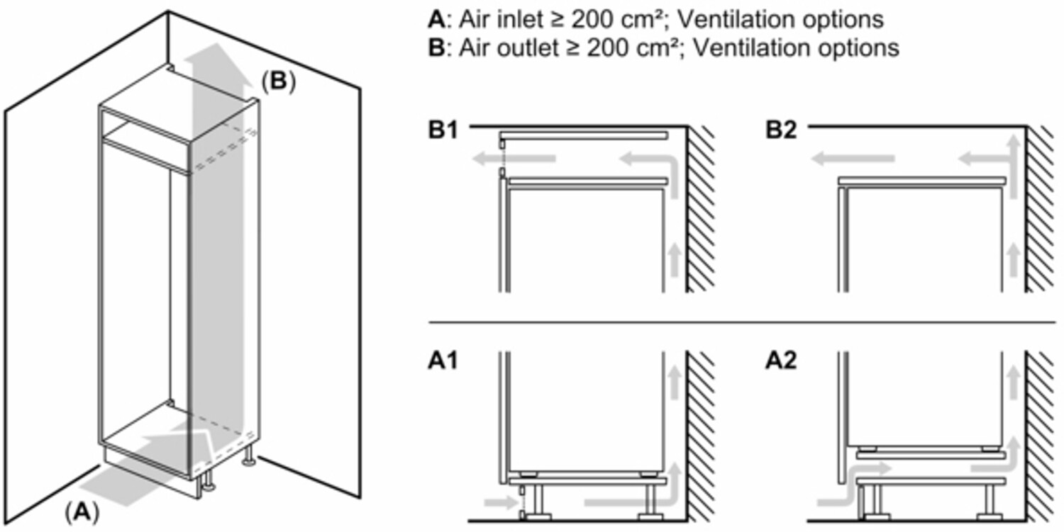 Réfrigérateur 1 porte intégrable à glissière 136l KIR21NSE0