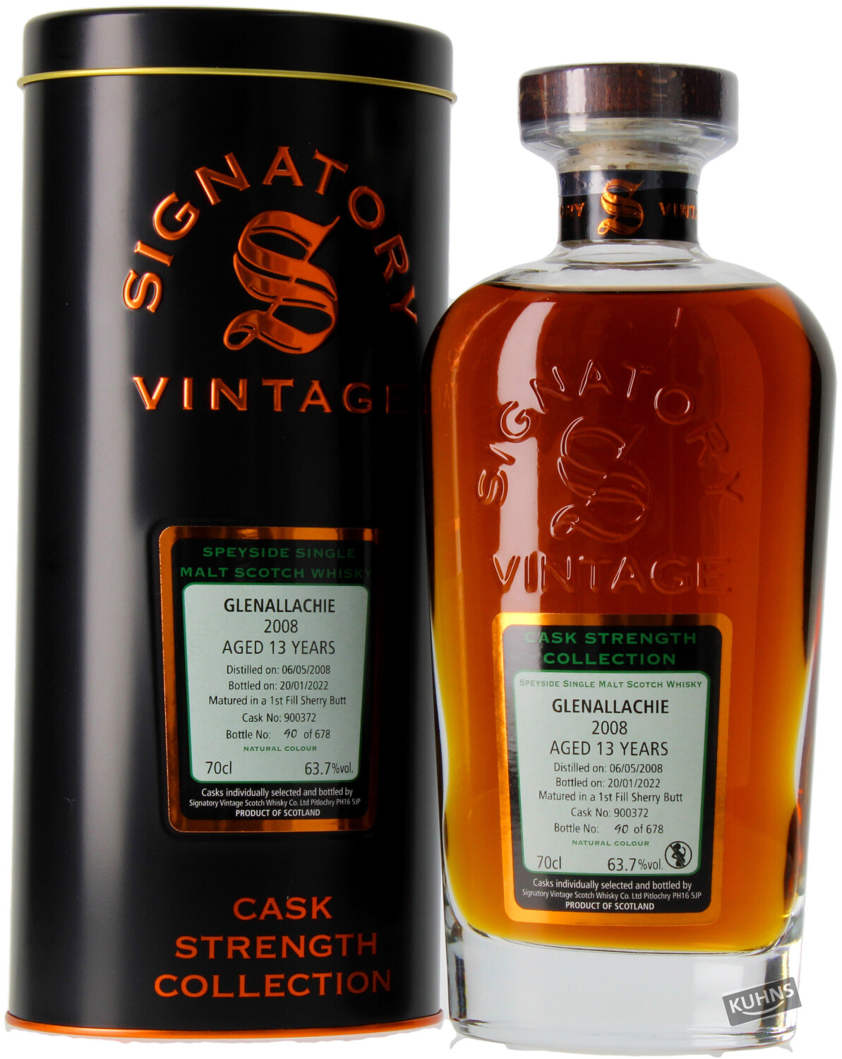 GlenAllachie 12 Years Old 2008/2022 Sherry Cask 0,7 l 63,7%