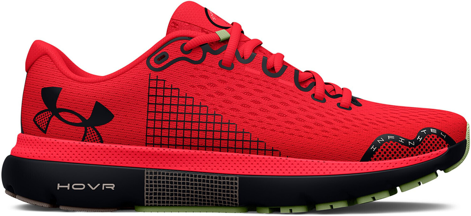 Under Armour Men s UA HOVR Infinite 4 bolt red black black ab 82 95 Preisvergleich bei idealo