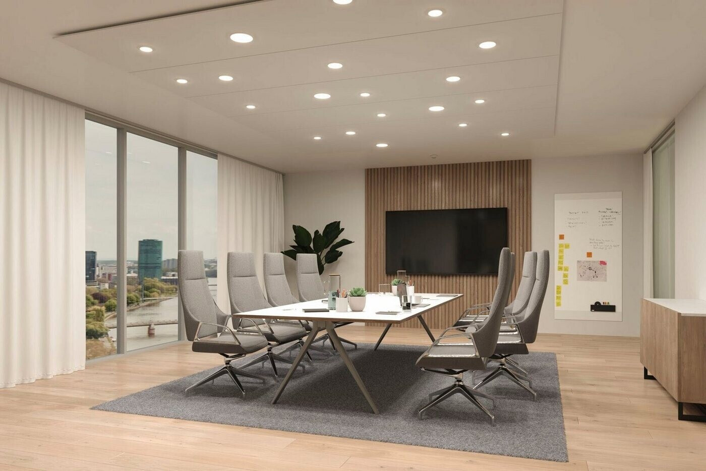 Paulmann Veluna VariFit Edge Recessed LED Panel Light - 200mm Round, Tunable White, Zigbee Compatible