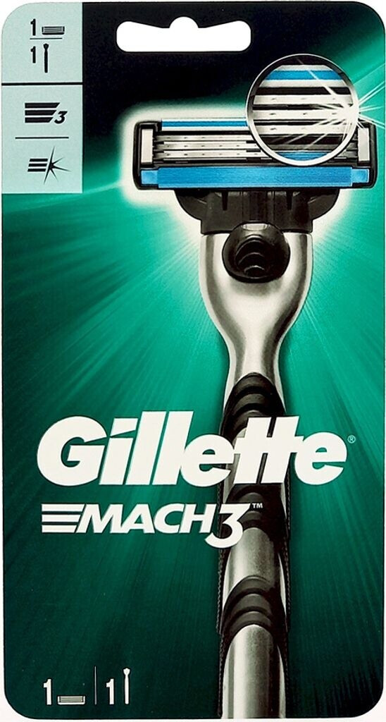 Rasoir Gillette Mach3 + 8 Lames De Rechange – Rasage Proche Et Confortable