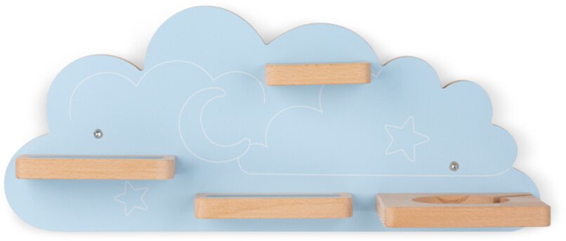 Tonies Wall shelf - On the dream cloud sky blue