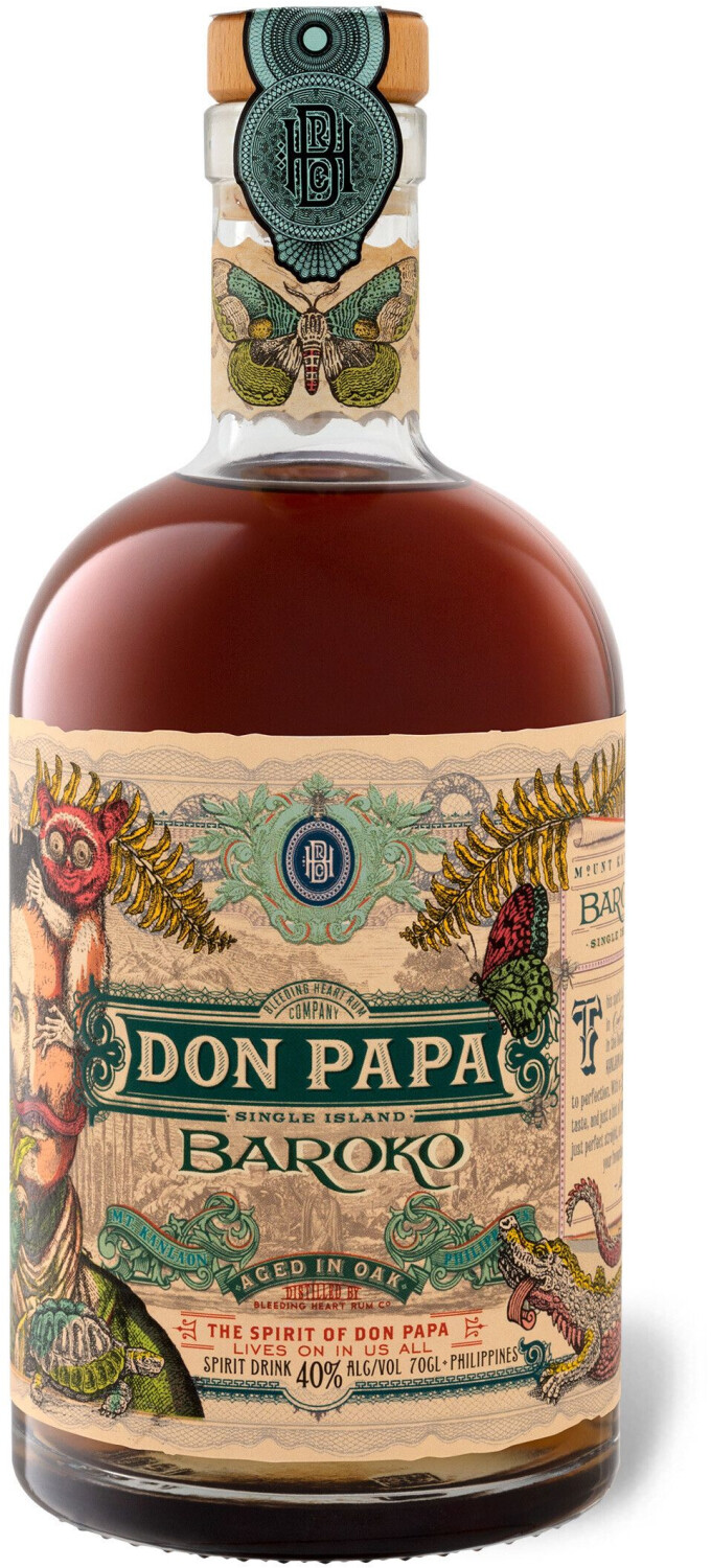 Don Papa Baroko Rum 0.7L (40% Vol.)