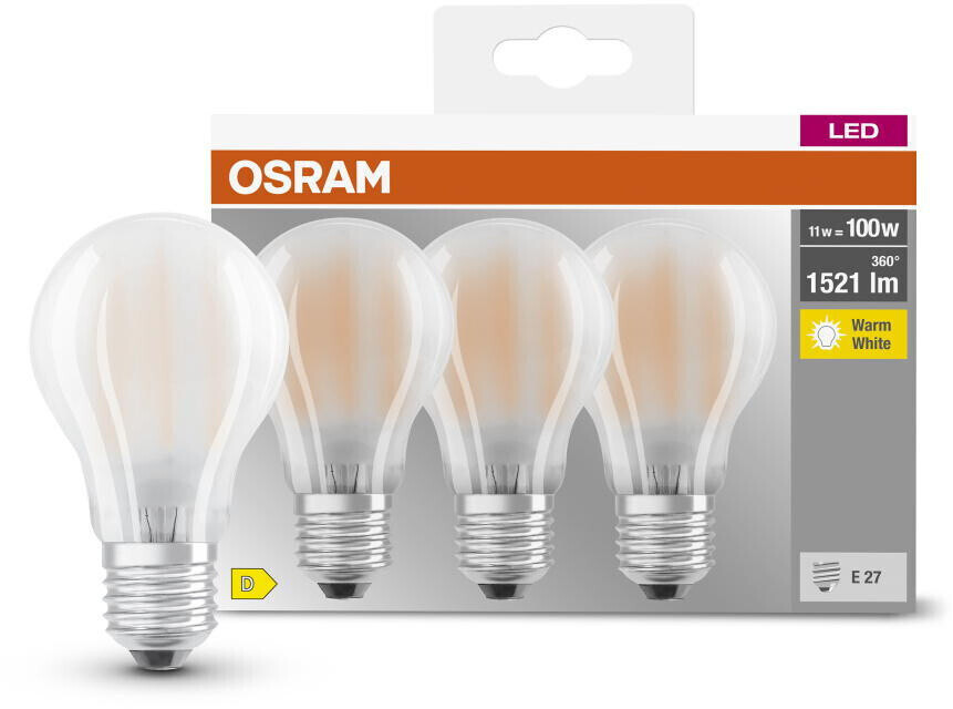 OSRAM Ampoule LED E27 230V 11W(=100W) 1521lm 2700°K globe