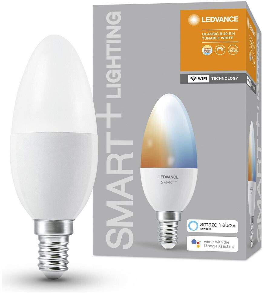 E14 Wifi Smart LED Lichtquelle, alle Farben und warmes Weiß