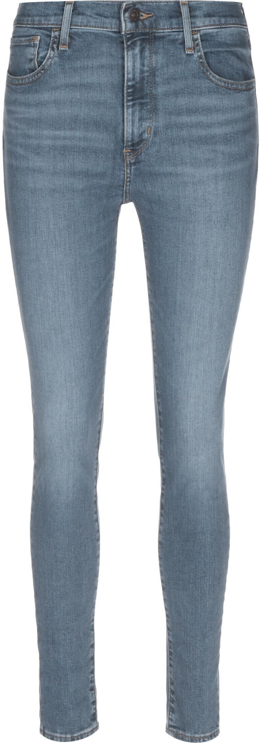 Levi's 720 High Rise Super Skinny Jeans medium indigo worn in
