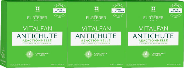 Renè Furterer Vitalfan Antichute Réactionnelle 3 x 30 capsules