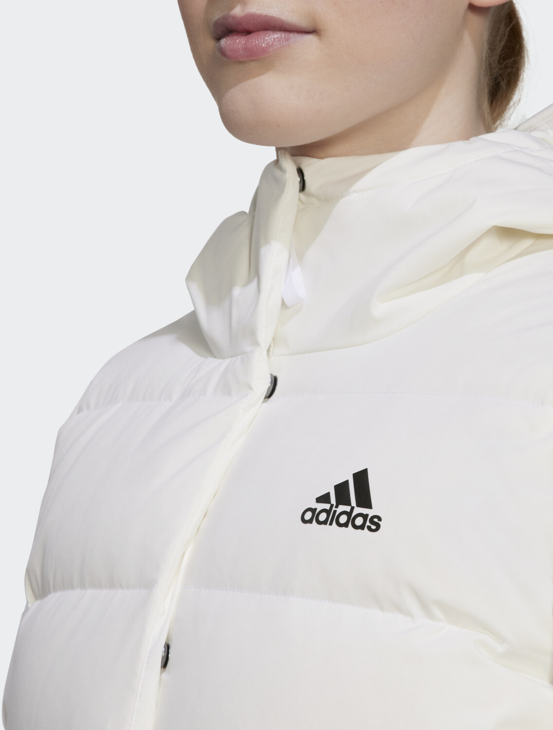 Adidas white down jacket hot sale