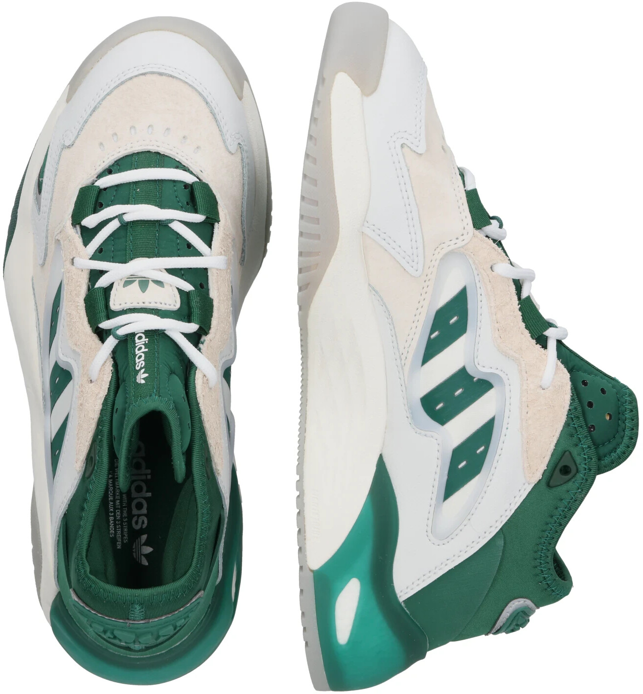 Adidas Streetball 2.0 cloud white dark green ecru tint ab 105 00