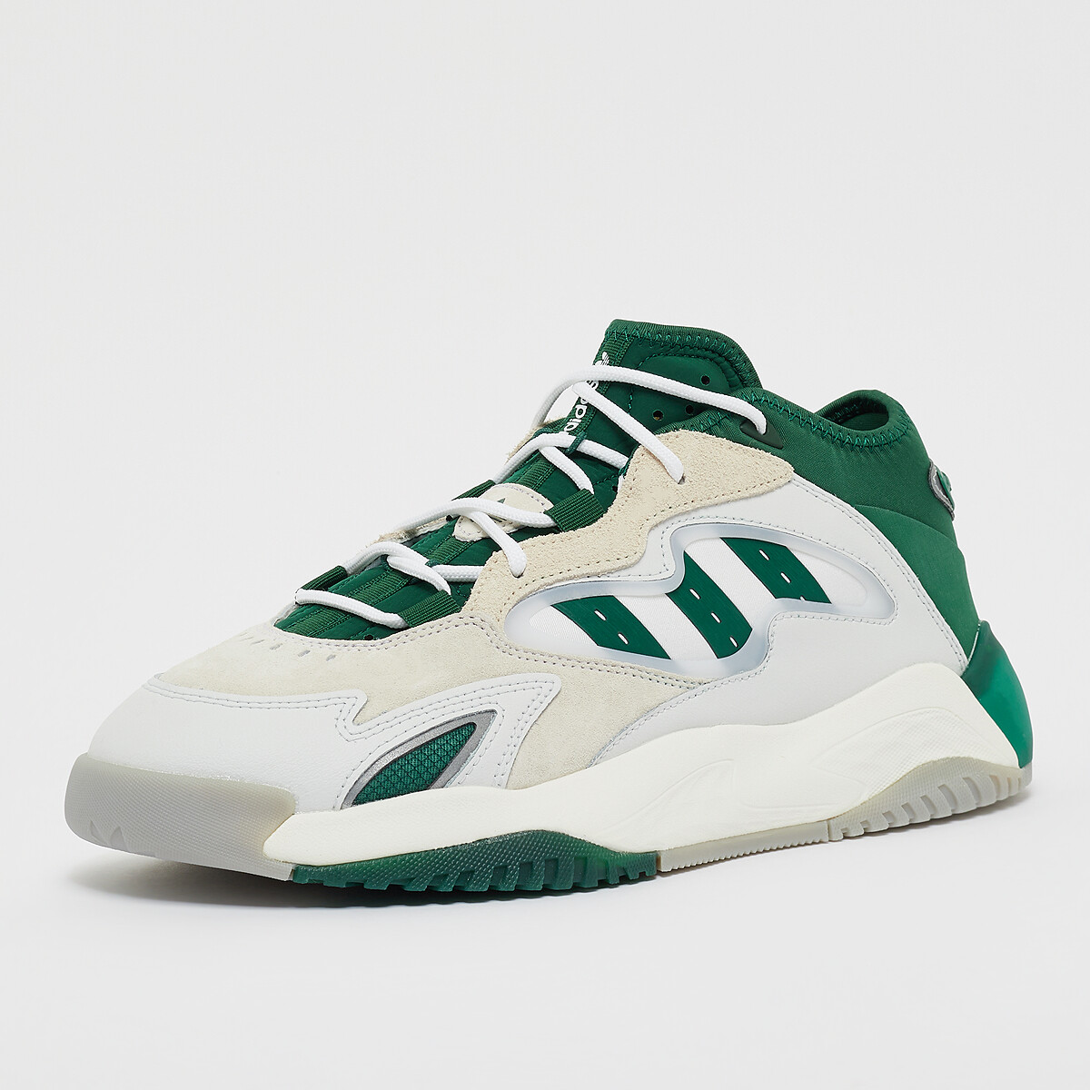 Adidas Streetball 2.0 cloud white/dark green/ecru tint