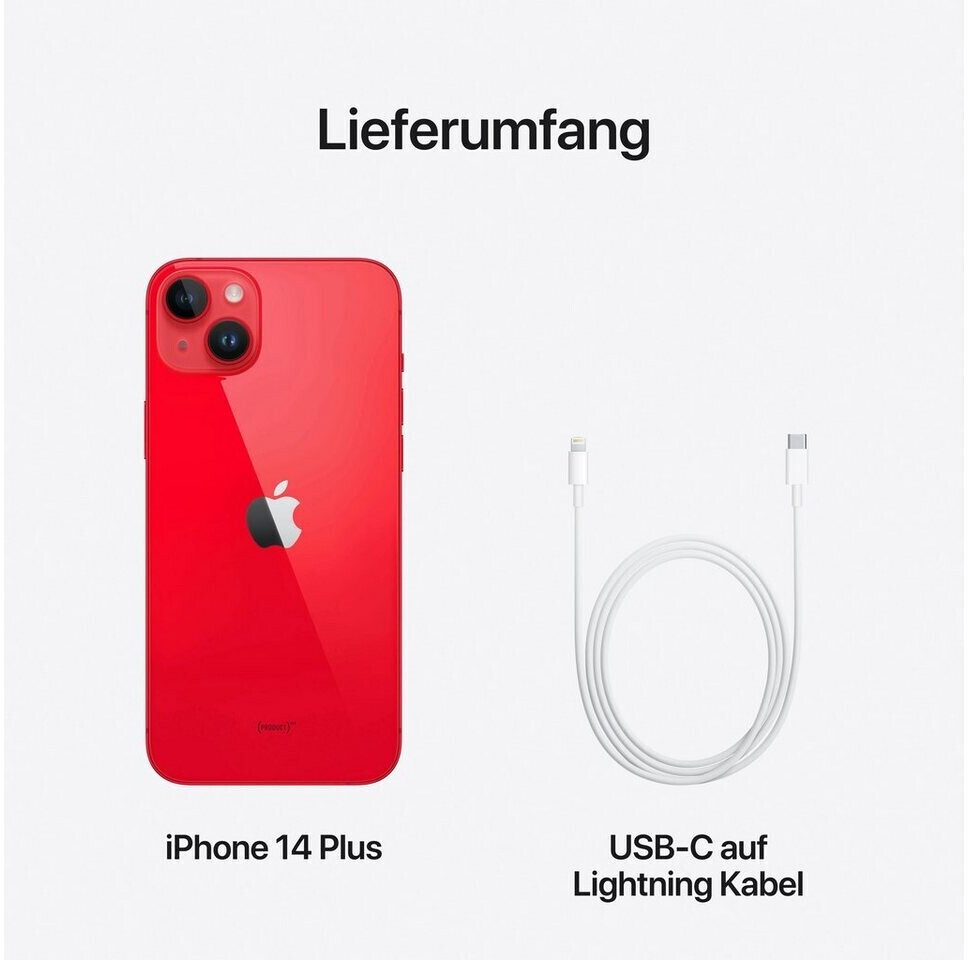 Apple iPhone Plus RED 128GB Preisvergleich 841,00 ab 14 bei € 
