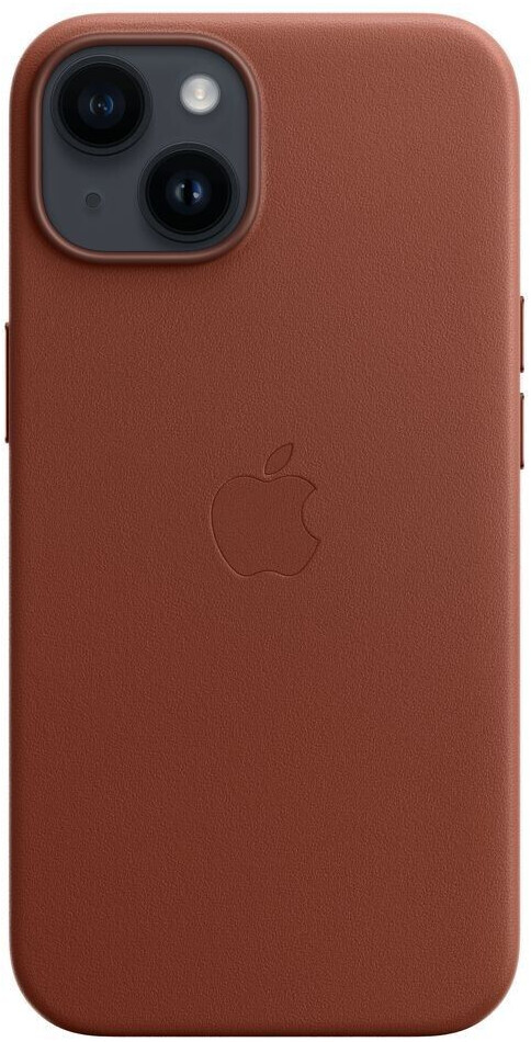 Apple Leather Case with MagSafe (iPhone 14) Umber