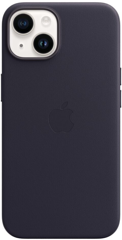 Apple Leather Case with MagSafe (iPhone 14) Ink