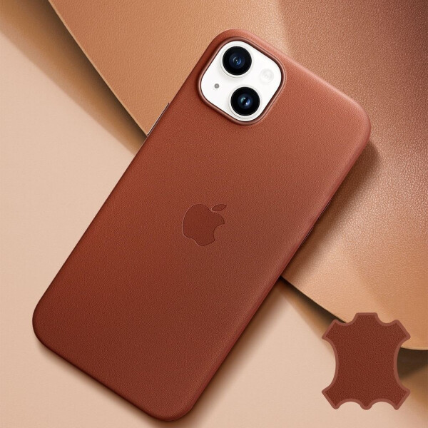 Apple Leder Case mit MagSafe (iPhone 14 Plus) Umbra, Bild 6