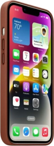 Apple Leder Case mit MagSafe (iPhone 14 Plus) Umbra, Bild 10
