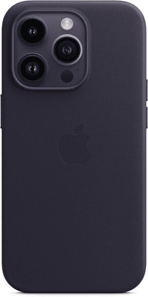 Apple Leather Case with MagSafe (iPhone 14 Pro) Ink
