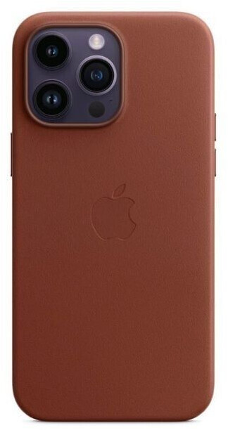 Apple Leather Case with MagSafe (iPhone 14 Pro Max) Umbre