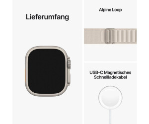 Buy Apple Watch Ultra Titanium Starlight Alpine Loop Small from