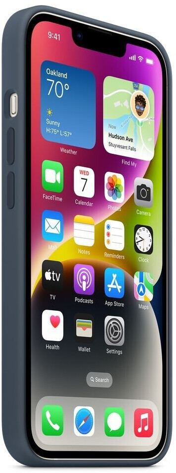 Funda de Silicona con MagSafe para iPhone 14 Plus, Apple - Azul tormenta