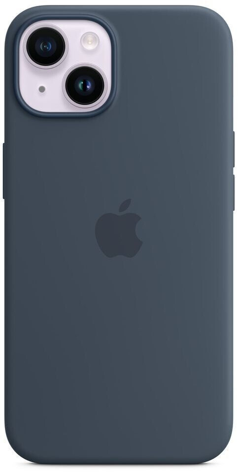 Apple Silicone Case with MagSafe (iPhone 14) Storm Blue