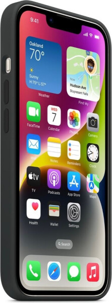 Apple Silikon Case mit MagSafe (iPhone 14 Plus) Mitternacht, Bild 6