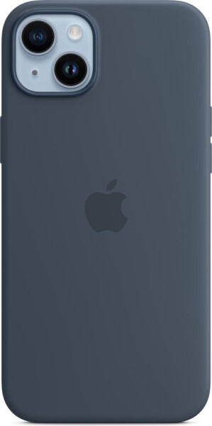 Apple Silikon Case mit MagSafe (iPhone 14 Plus) Sturmblau