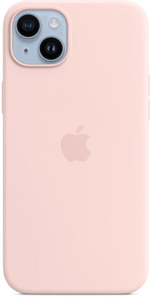 Apple Silicone Case with MagSafe (iPhone 14 Plus) Chalk Pink