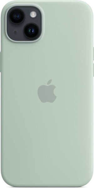 Apple Silikon Case mit MagSafe (iPhone 14 Plus) Agavengrün